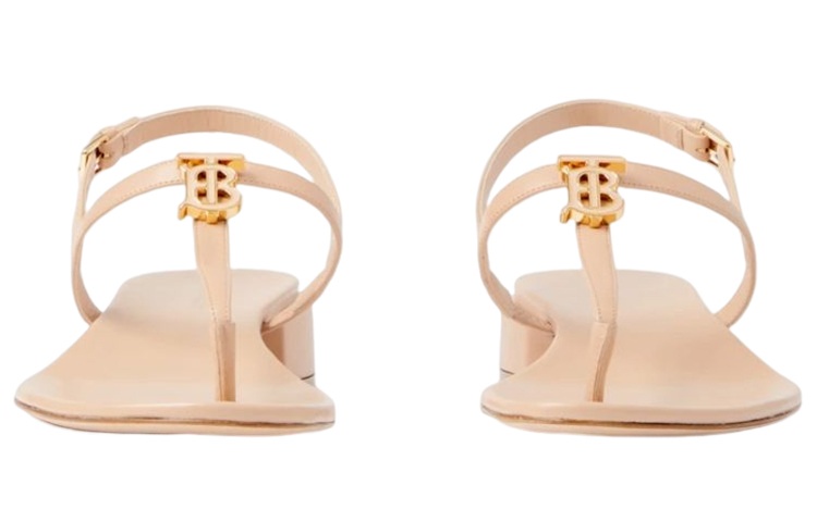 (W) Burberry Monogram Buckle Slide 'Light Nude' 圖 3