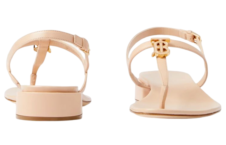 (W) Burberry Monogram Buckle Slide 'Light Nude' 圖 4