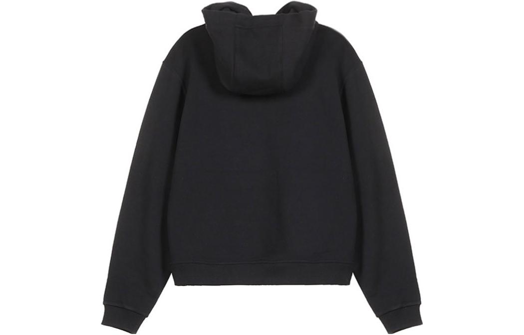 (Women) Burberry Monogram Cotton Hoodie for Women in Black 80243521 圖 3