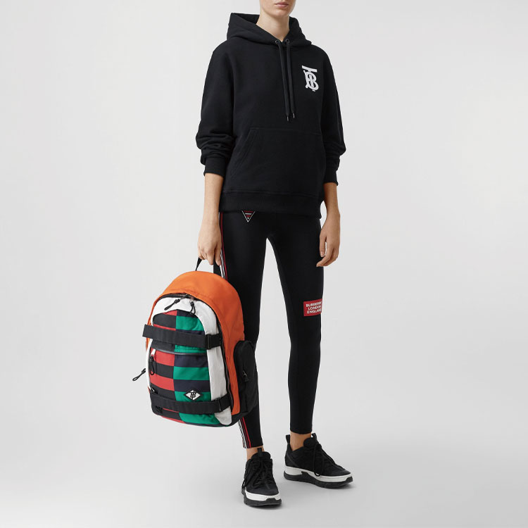 (Women) Burberry Monogram Cotton Hoodie for Women in Black 80243521 圖 4