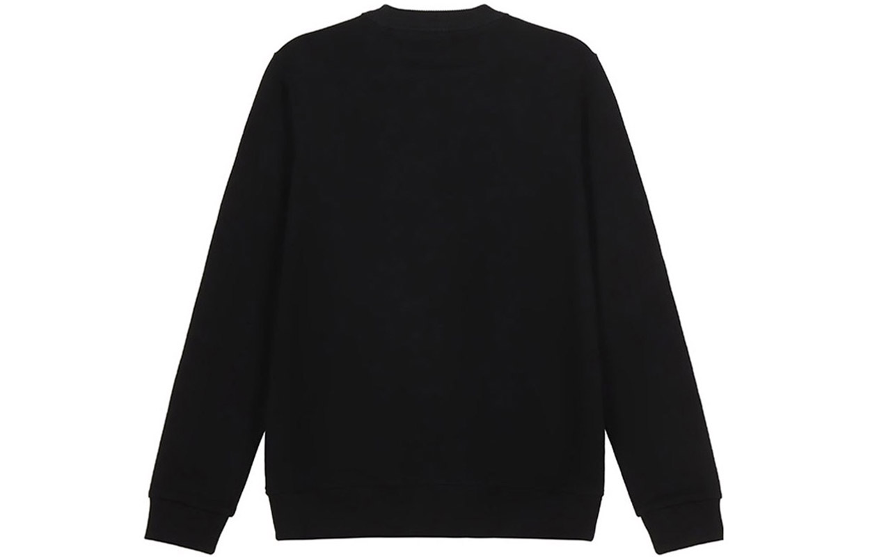 Lookbook (W) Burberry Monogram Logo Crewneck Pullover Sweater Hitam 80243461