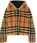 Buy (Women) Burberry Monogram Print Hooded Zip-Up Jacket Beige . 80727521