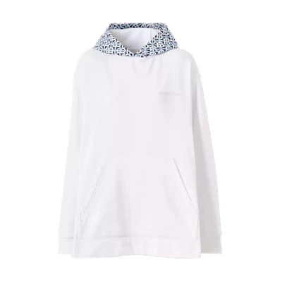 (Women) Burberry Monogram Print Pullover Sweatshirt White. 80488401