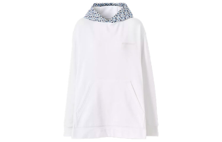 Order (W) Burberry Monogram Print Pullover Sweatshirt Putih. 80488401