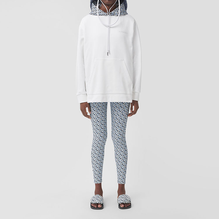 Lookbook (W) Burberry Monogram Print Pullover Sweatshirt Putih. 80488401