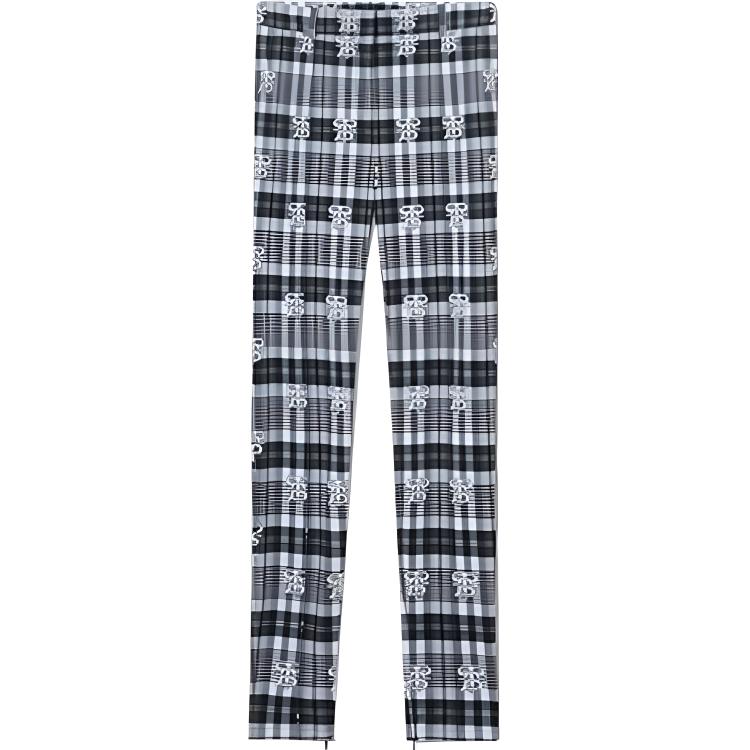 (Women) Burberry Monogram Print Skinny Pants Light Grey 80379261