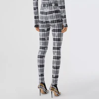 Purchase (W) Burberry 經典字母印花緊身褲 淺灰色 80379261