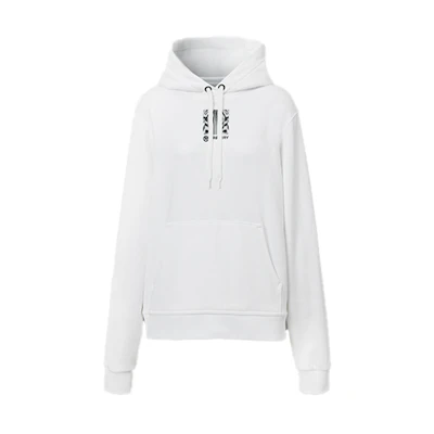 (Women) Burberry Montage Print Loose Hoodie White 80307691