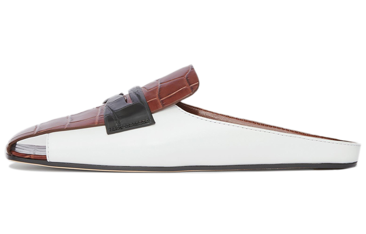 (W) Burberry Mule 'Brown Leather'