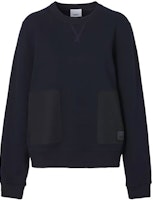 (Women) Burberry Navy Black Pullover Crewneck Sweatshirt. 80433911 (Women) Burberry Navy Black Pullover Crewneck Sweatshirt. 80433911