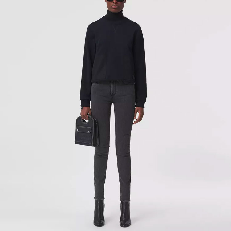 Lookbook (Women) Burberry Navy Black Pullover Crewneck Sweatshirt. 80433911