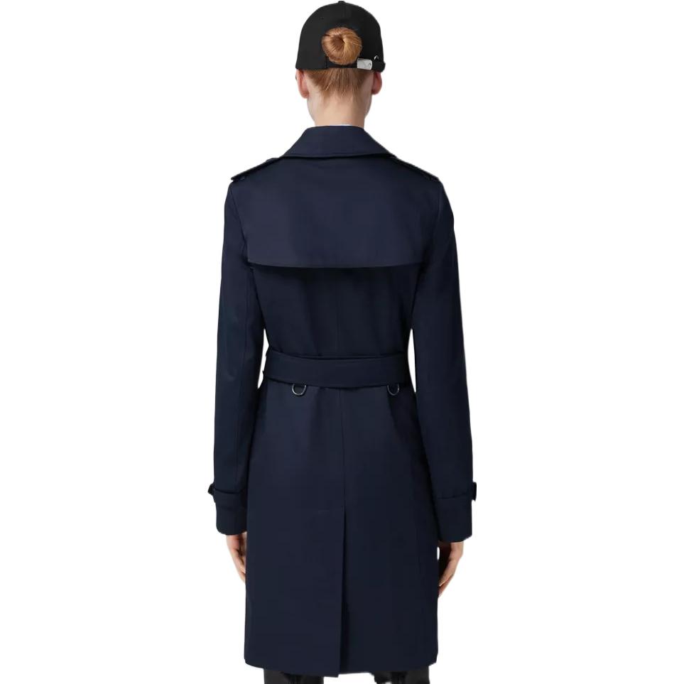 (Women) Burberry NIGHT CREATURES FW22 Navy Double-Breasted Trench Coat for Women. 80592461-BU 圖 4