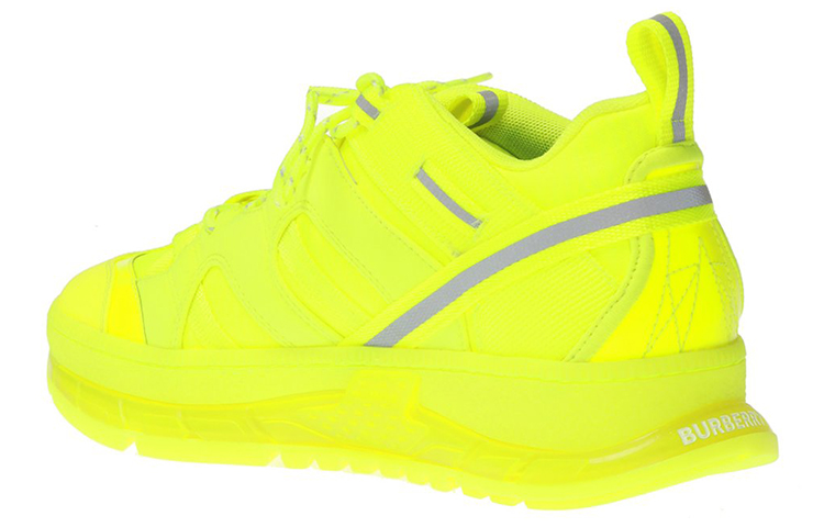 (W) Burberry Nylon and Cotton Sneaker 'Fluorescent Yellow' 圖 3