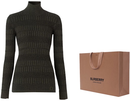 (W) 버버리 올리브 슬림핏 터틀넥 니트 스웨터 80332001 Cheap (W) 버버리 올리브 슬림핏 터틀넥 니트 스웨터 80332001