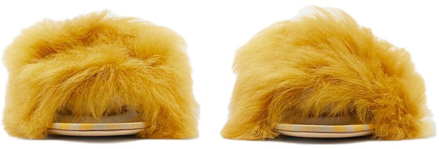 (W) Sandal Rata Hujung Terbuka Burberry 'Kuning' 80773741 Lookbook (W) Sandal Rata Hujung Terbuka Burberry 'Kuning' 80773741