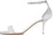 (W) Burberry Sandal Tumit Tinggi Kulit Hujung Terbuka 'Perak' 80534861