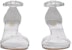 (W) Burberry Sandal Tumit Tinggi Kulit Hujung Terbuka 'Perak' 80534861