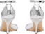 (W) Burberry Sandal Tumit Tinggi Kulit Hujung Terbuka 'Perak' 80534861