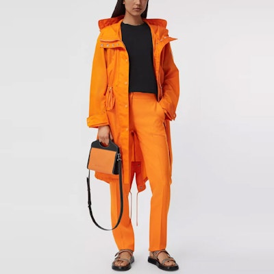 (Women) Burberry Orange Tailored Silk Wool Trousers 80393231 Lookbook (Women) Burberry Orange Tailored Silk Wool Trousers 80393231