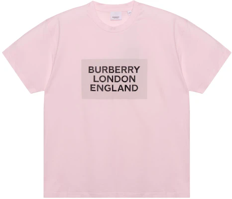(Women) Burberry Oversize Letter Logo Print Loose Cotton T-Shirt Women Pink 80268821 Order (Women) Burberry Oversize Letter Logo Print Loose Cotton T-Shirt Women Pink 80268821