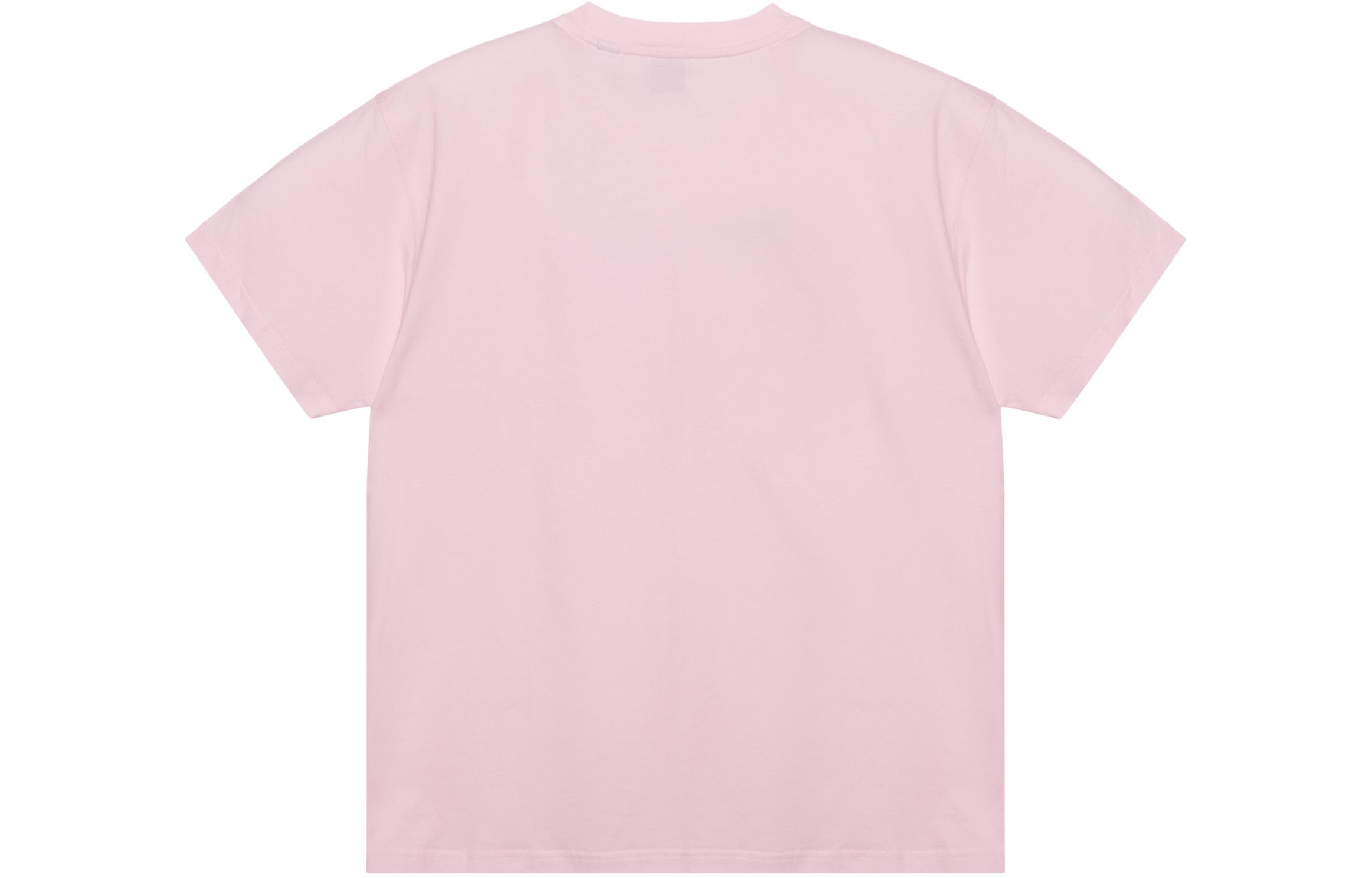 Lookbook (Women) Burberry Oversize Letter Logo Print Loose Cotton T-Shirt Women Pink 80268821