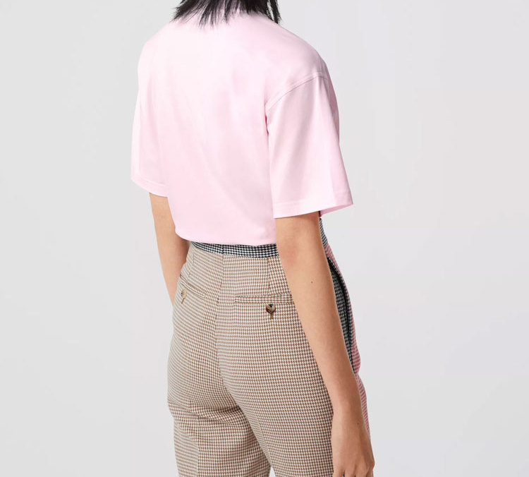 Purchase (Women) Burberry Oversize Letter Logo Print Loose Cotton T-Shirt Women Pink 80268821