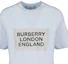 Cheap (W) Camiseta Suelta Burberry Logo Grande Estampado Azul Claro 80264751