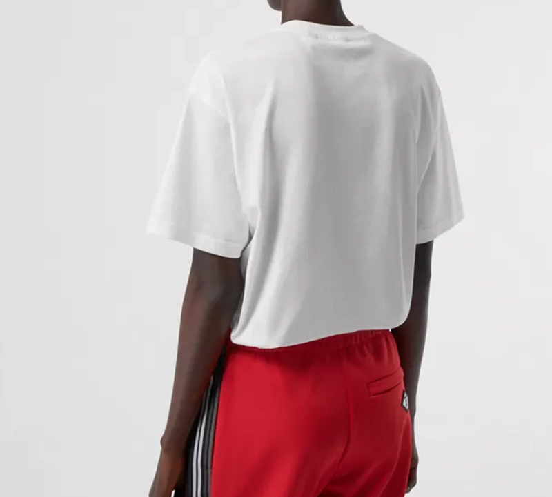 (Women) Burberry Oversized Embroidered Logo T-shirt White 80211761 圖 5