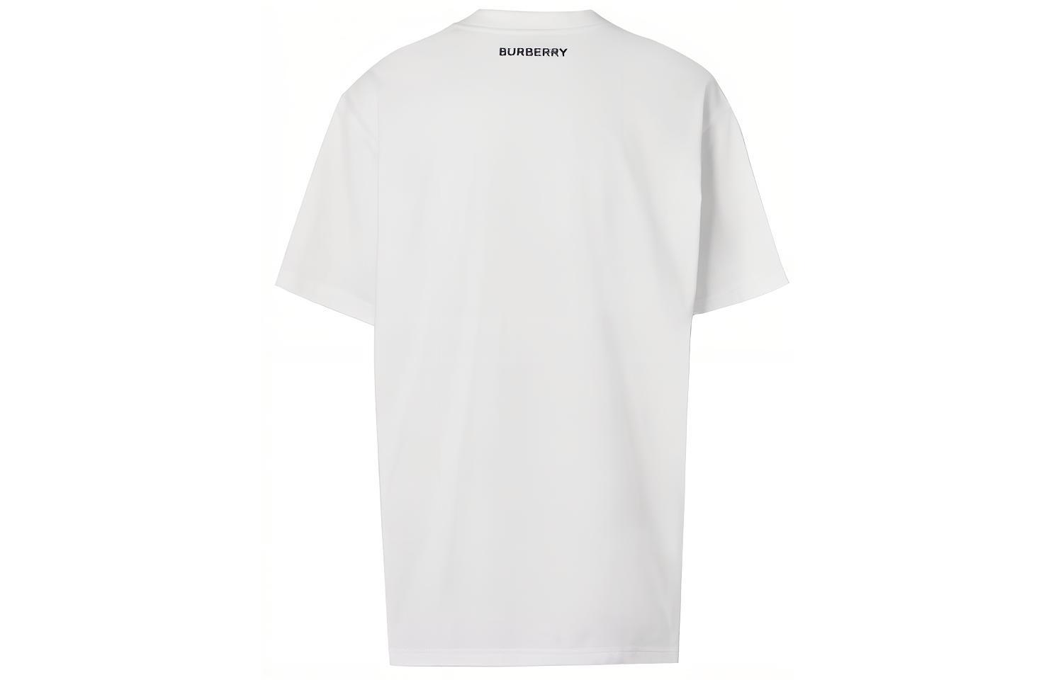 (Women) Burberry Oversized Logo Print T-Shirt White 80360411 圖 3