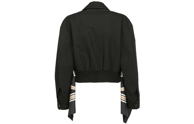 Lookbook (W) 博柏利拼接夹克 黑色 80169271