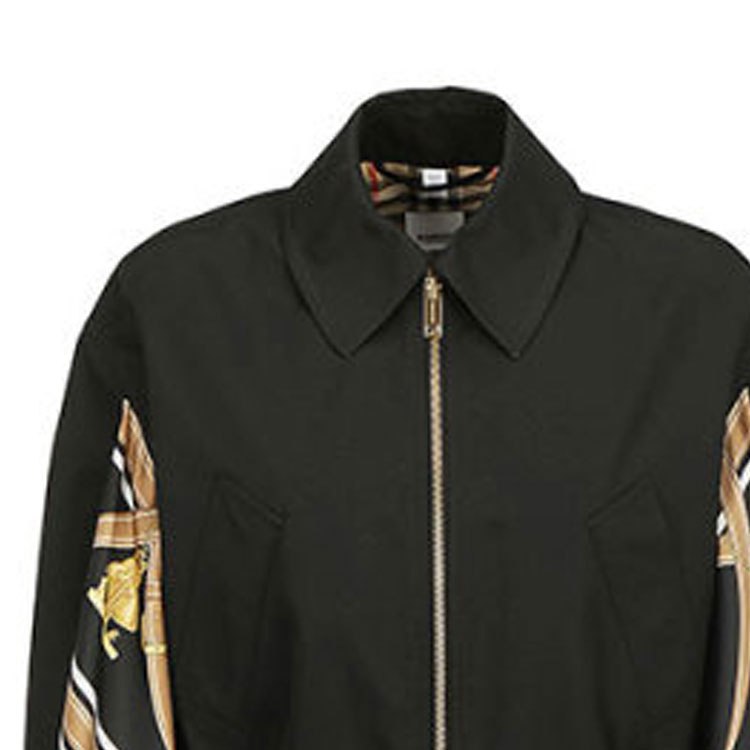 Shop (W) 博柏利拼接夹克 黑色 80169271