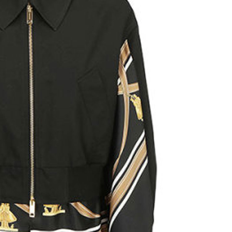 Purchase (W) 博柏利拼接夹克 黑色 80169271