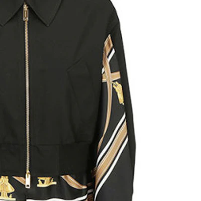 (W) 博柏利拼接夹克 黑色 80169271 Purchase (W) 博柏利拼接夹克 黑色 80169271