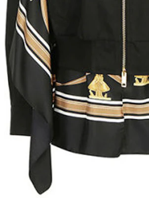 (W) 博柏利拼接夹克 黑色 80169271 Details for (W) 博柏利拼接夹克 黑色 80169271