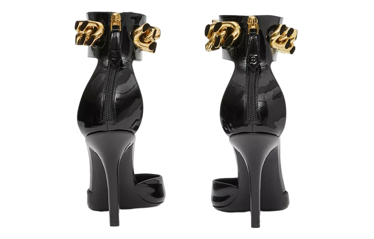 Shop (W) 버버리 에나멜 체인 스틸레토 힐 (10cm) 80635771