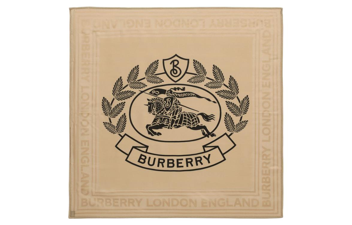 (Women) Burberry Pattern Design  Scarf Beige Silk Scarf. 80720741 圖 2