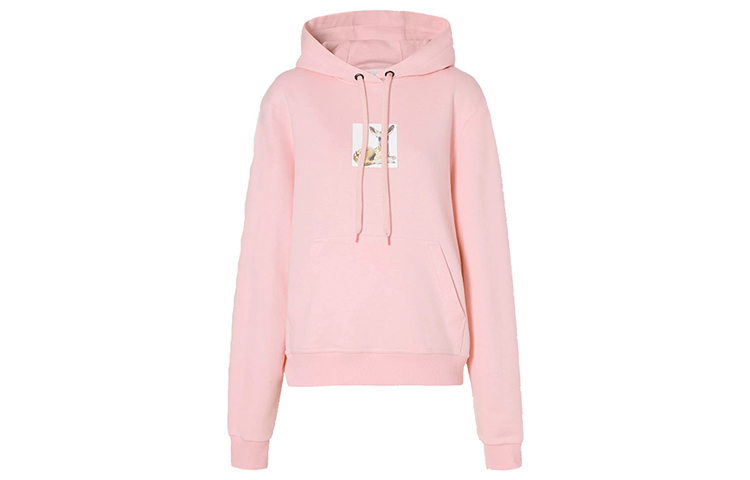 (Women) Burberry Pink Deer Print Cotton Hoodie 80246541 圖 2