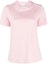 Order (W) Burberry Pink Logo Bordir Badge Crewneck T-Shirt Wanita SS23 Kaos Kasual. 80709161