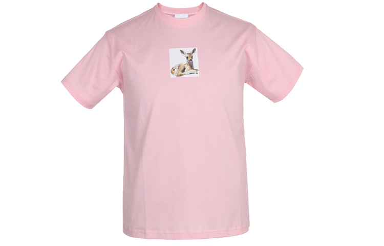 (Women) Burberry Pink Fawn Print Short Sleeve Crew Neck T-Shirt for Women 80246521 圖 2