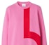 Sizing (Women) Burberry Pink Geometric Print Crewneck Pullover Sweatshirt. 80471371