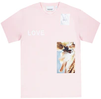 (Women) Burberry Pink Logo Print Crew Neck Casual Loose Fit T-Shirt 8030766 (Women) Burberry Pink Logo Print Crew Neck Casual Loose Fit T-Shirt 8030766