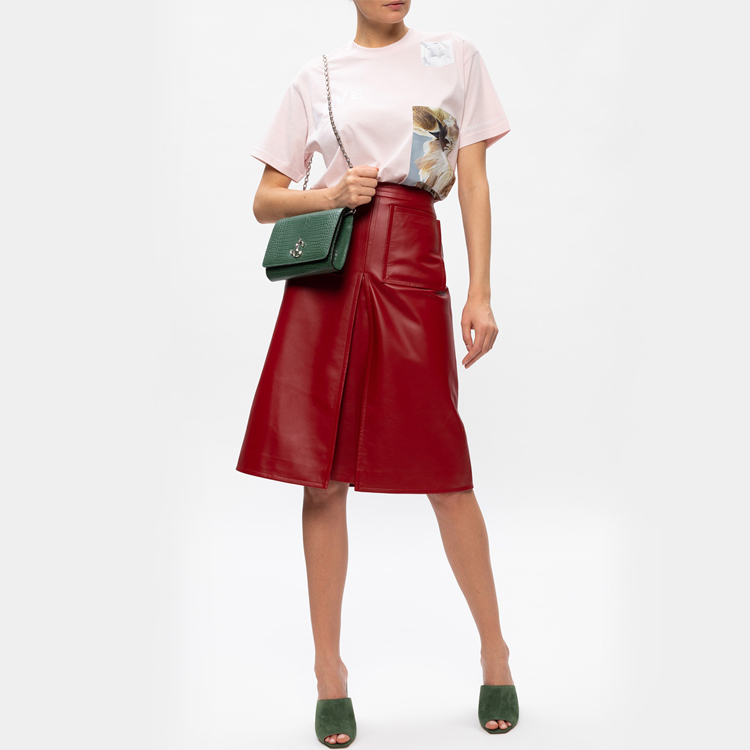 Purchase (W) 버버리 핑크 로고 프린트 크루넥 캐주얼 루즈핏 반팔 티셔츠 8030766