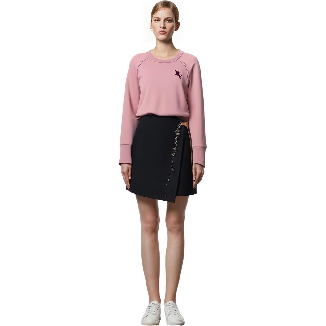 (Women) Burberry Pink Logo Print Crewneck Long Sleeve Sweatshirt 80356121 圖 6