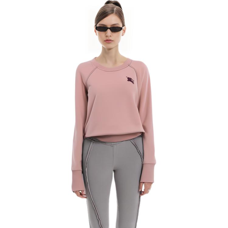 (Women) Burberry Pink Logo Print Crewneck Long Sleeve Sweatshirt 80356121 圖 7