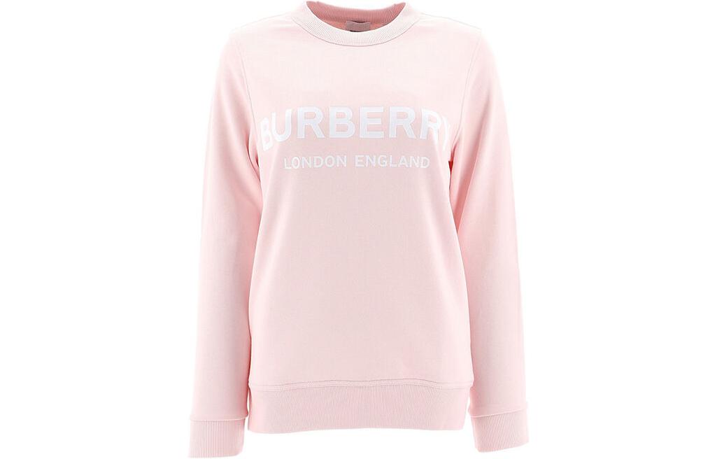 (Women) Burberry Pink Logo Print Crewneck Sweatshirt 80089041