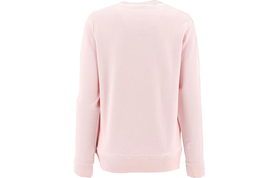 Lookbook (W) 博柏利粉色logo印花圆领卫衣 80089041