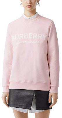 (W) Burberry 粉色Logo印花圓領衛衣 80089041 Details for (W) Burberry 粉色Logo印花圓領衛衣 80089041