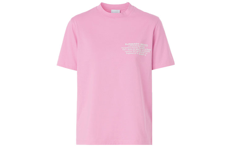 (Women) Burberry Pink Logo Print Short Sleeve T-Shirt. 80432311 圖 2
