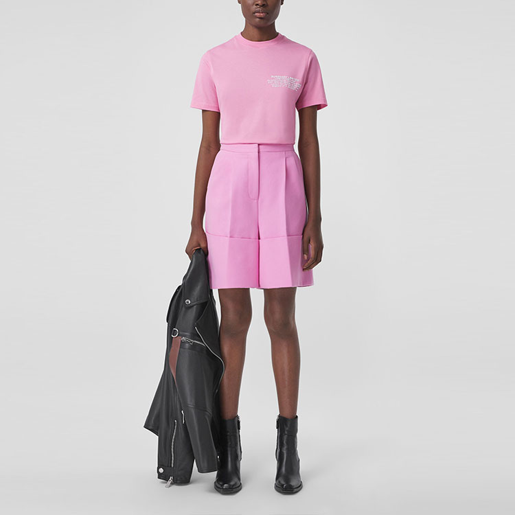 (Women) Burberry Pink Logo Print Short Sleeve T-Shirt. 80432311 圖 3