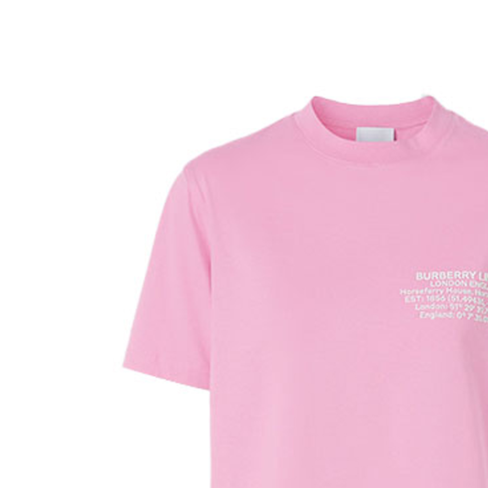 (Women) Burberry Pink Logo Print Short Sleeve T-Shirt. 80432311 圖 6